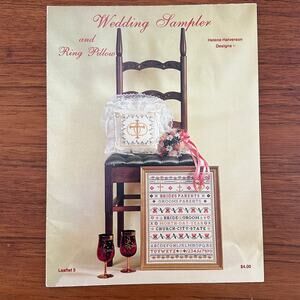 Wedding Sampler Cross Stitch Pattern 1982